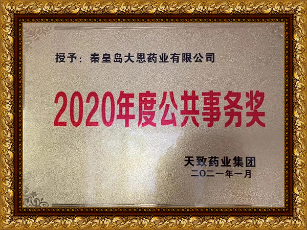 2020年度公共事务奖